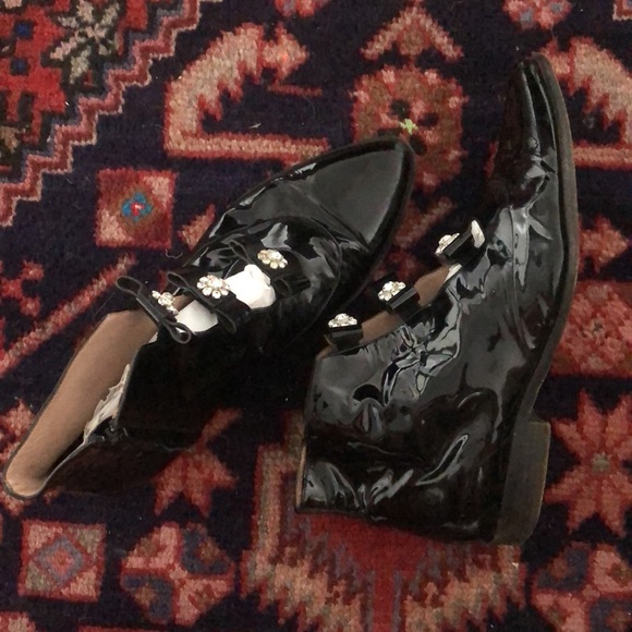 Chloe rhinestone patent leather ankle booties - Picture 9 of 10